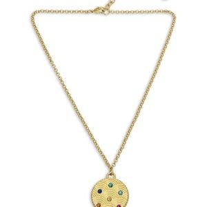 Kurt Geiger London Signature Southbank Necklace with Multi Colored Crystals